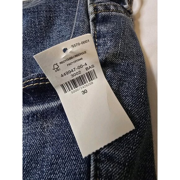 Old Navy women’s Mid-rise Power Slim Straight Jeans- Size 30-Plus Size- NWT - Picture 5 of 8